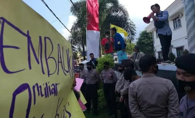 Didemo PMII, Sekda Pandeglang Anggap Temuan BPK Biasa
