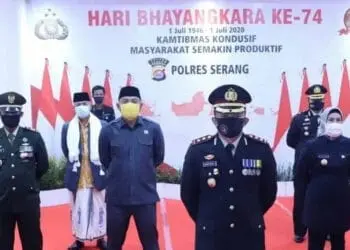HUT Bhayangkara, Sinergitas Pemkab Serang–Polri Ditingkatkan