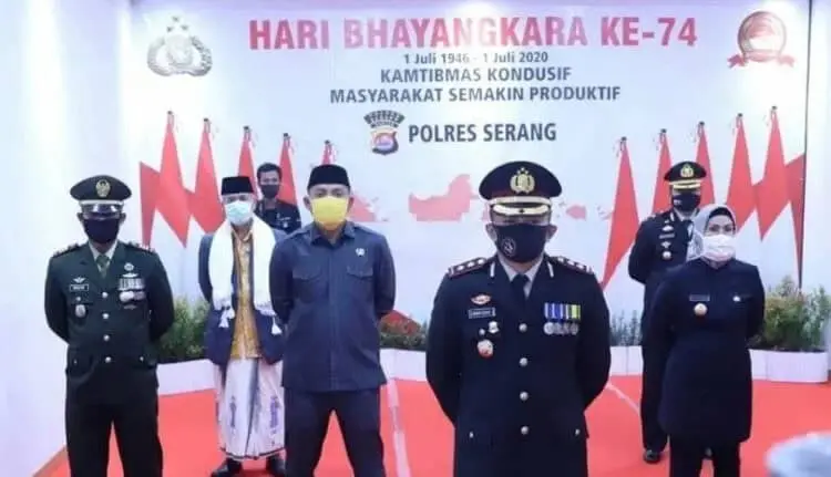 HUT Bhayangkara, Sinergitas Pemkab Serang–Polri Ditingkatkan
