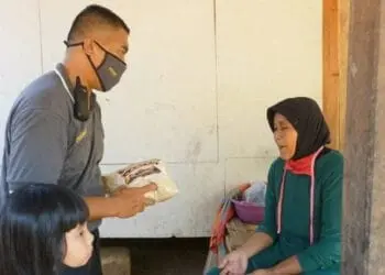 Kapolres Pandeglang Kembali Sebar Sembako