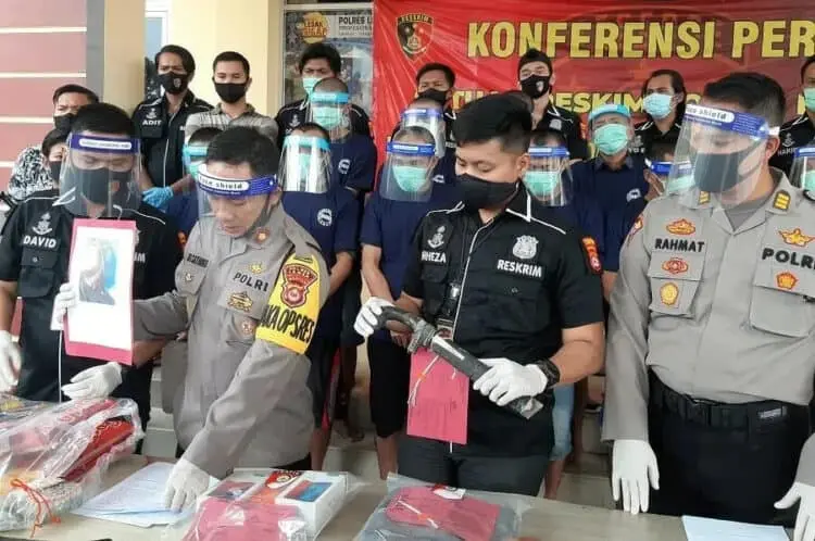 Dua Pekan, Polres Lebak Tangkap 10 Pelaku Kriminal
