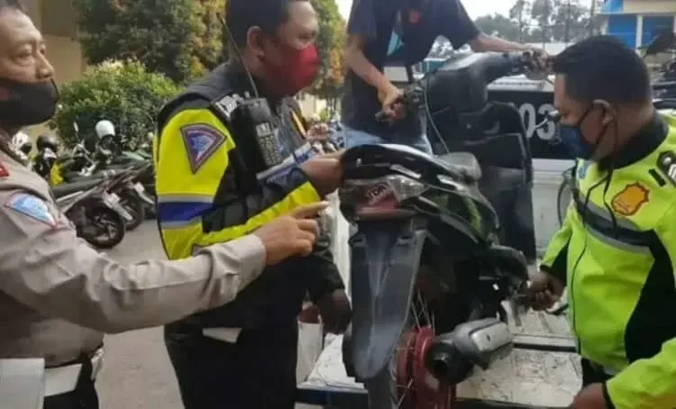 Dipakai Balap Liar, Polisi Sita Dua Motor