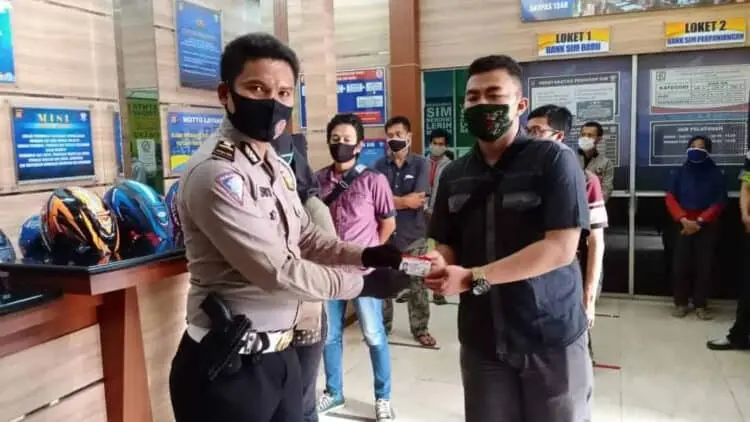 Polresta Tangerang Bebaskan Biaya PNPB Untuk 30 Pemohon SIM