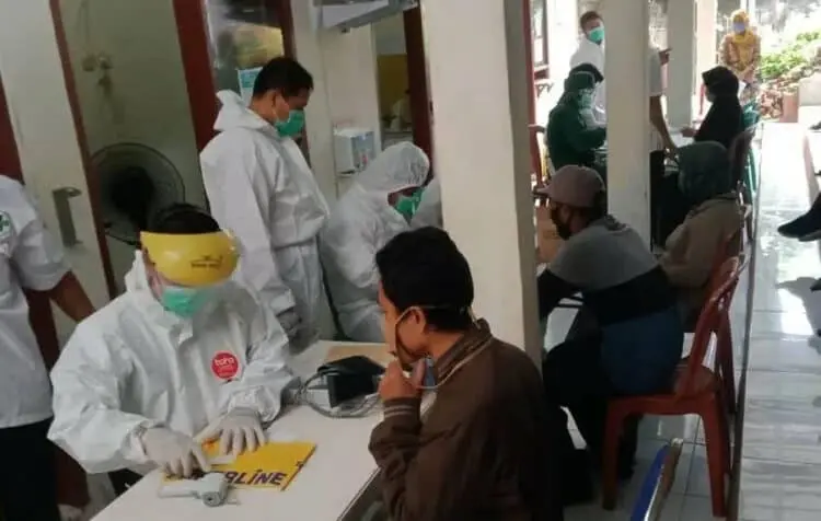 Ribuan Anggota PPS dan PPDP Dirapid Test Serentak