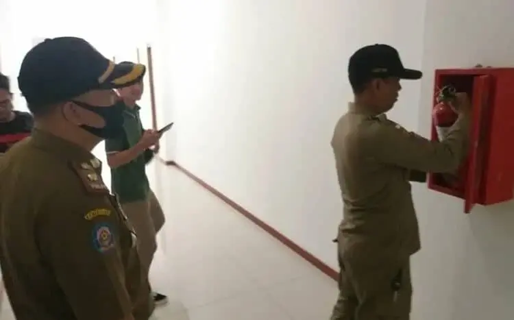 Empat Tahun, APAR Gedung Setda Pandeglang Dibiarkan Kedaluwarsa