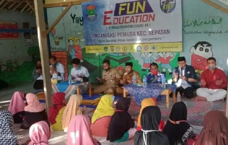 Camat Sepatan dan Forum Pemuda Canangkan Fun Education