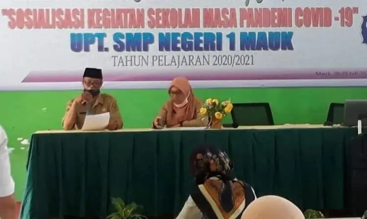 SMPN 1 Mauk Sosialisasi Pembelajaran Online