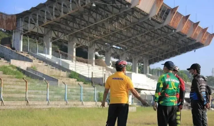 Jadi Kandang Persikota di Liga 3, Arief Minta Renovasi Stadion Benteng Dikebut