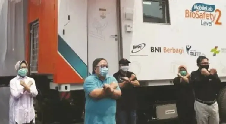 Tangsel Dapat Bantuan Mobil Lab Tes Usap Buatan BPPT