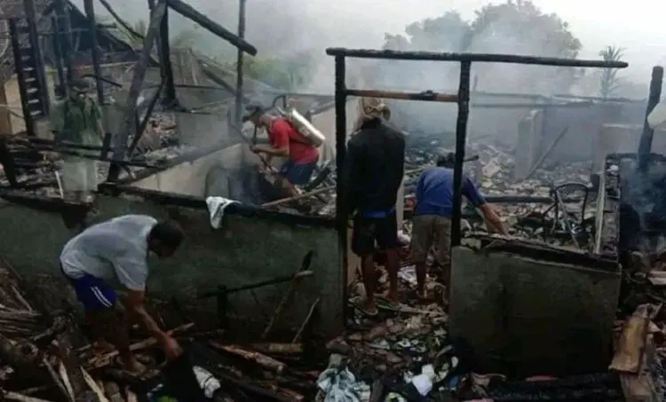 Delapan Rumah di Panggarangan Ludes Terbakar