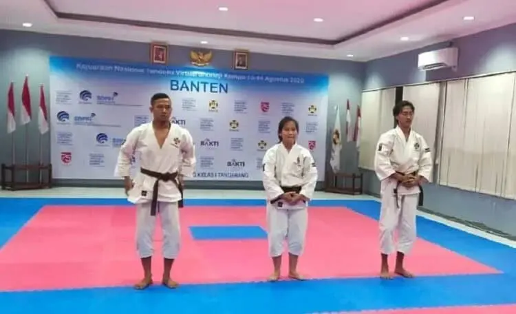 Kejurnas Kempo Piala Menkominfo, Tim Beregu Banten Terhenti di Final
