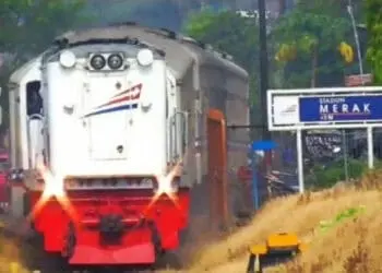 ILUSTRASI: Kereta Api lokal jurusan Rangkasbitung-Merak. (ISTIMEWA)