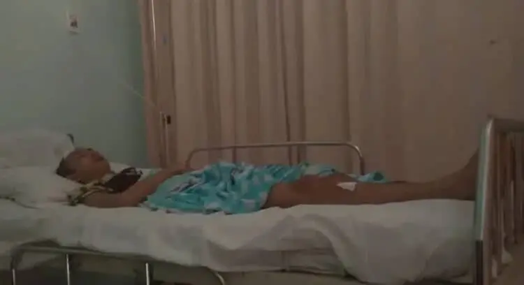 Derita Geger Otak dan Luka Bacok, Sudah Sadarkan Diri