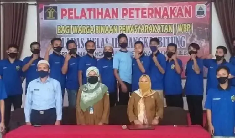 Warga Binaan Lapas Rangkasbitung Diajari Cara Beternak
