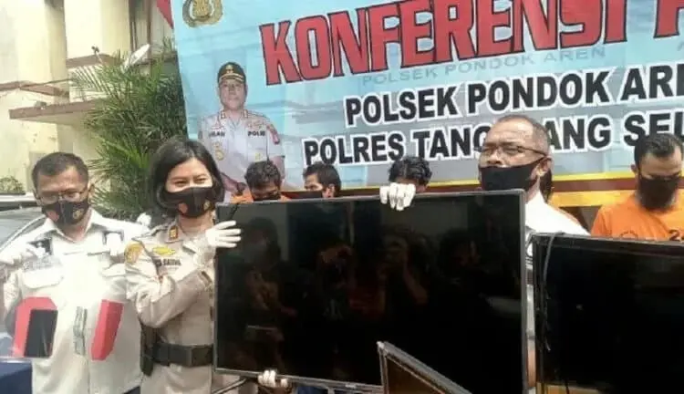 Gasak 55 Unit TV, Komplotan Pencuri Dibekuk
