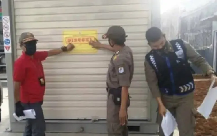 Belum Berizin, Dua SPBU Mini di Lebak Disegel