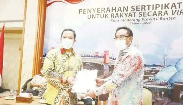 2023, Seluruh Tanah di Kota Tangerang Bersertipikat