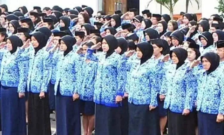 APEL: ASN Pemkab Lebak saat mengikuti kegiatan apel. (ISTIMEWA)