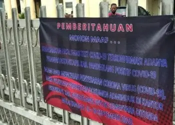 Ada Pegawai Positif Covid-19, Disdukcapil Pandeglang Tutup Pelayanan