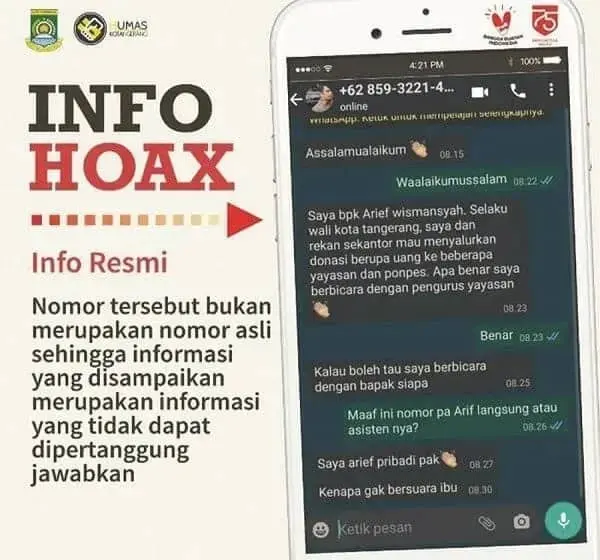 Hoaks Razia hingga Pencatutan Nama Walikota Meresahkan