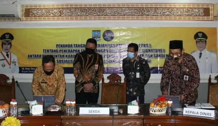 Terapkan Tanda Tangan Digital, Pemkab Serang Gandeng BSSN