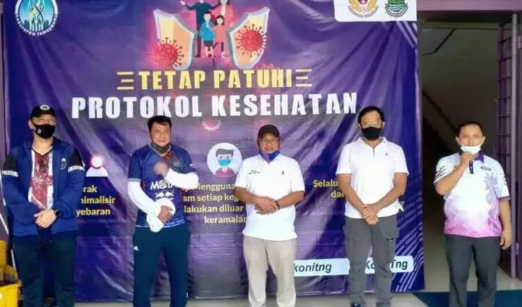 Beri Motivasi ke Atlet, Sekda Rudi Targetkan Juara Umum Porprov