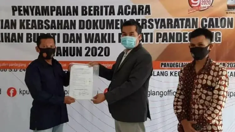 Dokumen Persyaratan Bapaslon Pilkada Pandeglang Tanpa Perbaikan