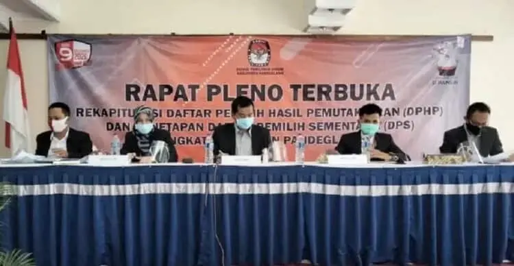 KPU Pandeglang Tetapkan DPS 898.189 Jiwa