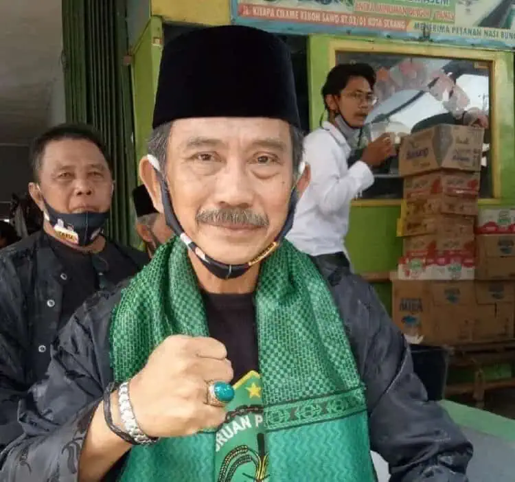 DUKUNGAN: Ketua Umum DPP Perguruan Silat Terumbu Banten, Yadi Sufiyadi. (ISTIMEWA)