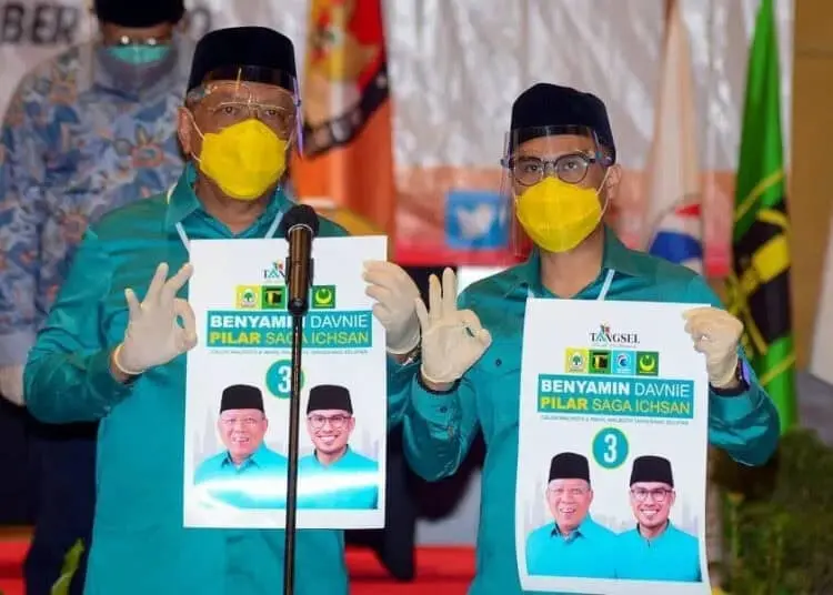 Pengundian Nomor Urut Pasangan Pilkada Tangsel
