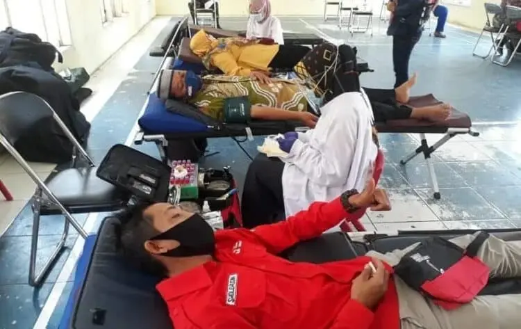 Peringati HUT PMI, 100 Orang Donor Darah
