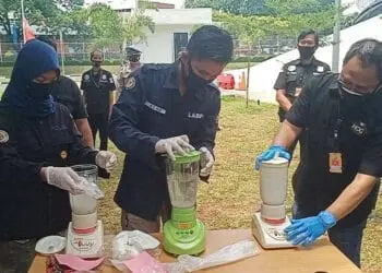 Polresta Bandara Soetta Musnahkan Ratusan Gram Sabu