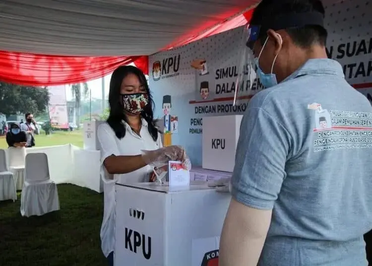 Simulasi Pemungutan Suara Pilkada 2020