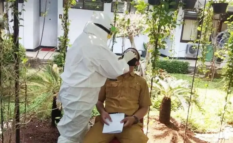 ASN dan Non ASN Pemkab Serang Di-Swab PCR