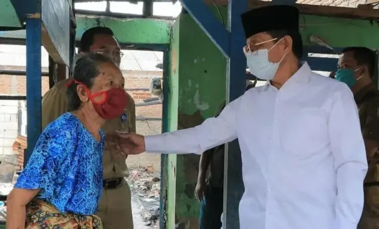 Sachrudin ke Warga Korban Kebakaran: Sabar ya Bu