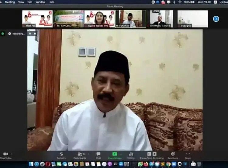 Muhamad-Saraswati Dengarkan Keluhan Warga Lewat Daring
