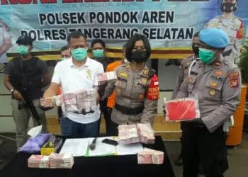 Tangkap Dua Pelaku, Rp800 Juta Uang Palsu Disita