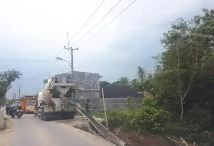 Akses Jalan Rangkasbitung - Jambu Bol Resmi Ditutup