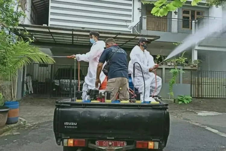 BPBD Rutin Semprot Disinfektan