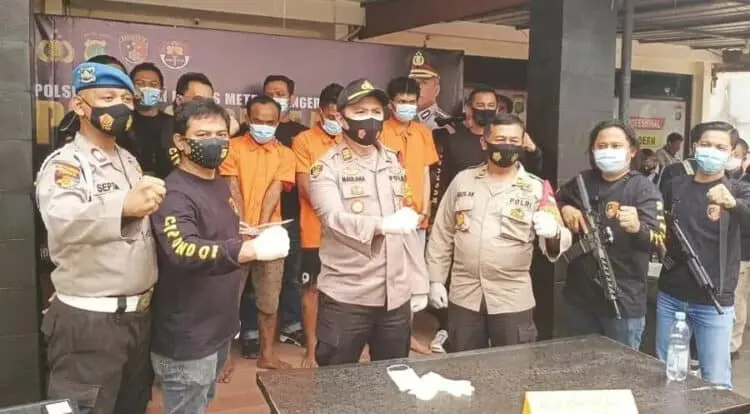 Polsek Cipondoh Tangkap Sindikat Curanmor