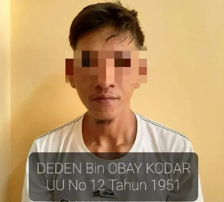 Kongko Bawa Senpi, Pemuda Ditangkap