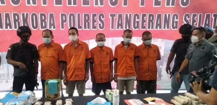 Polisi Tangkap Enam Pengedar Narkoba