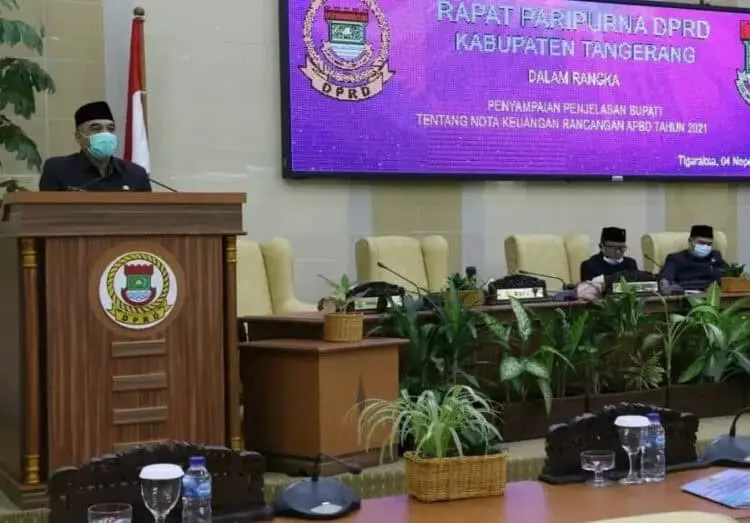 Bupati Sampaikan Nota Keuangan RAPBD 2021 Rp5,34 Triliun