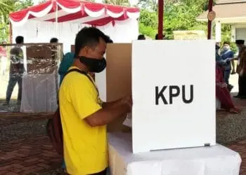 KPU Simulasikan Mencoblos Ala Pandemi Covid-19