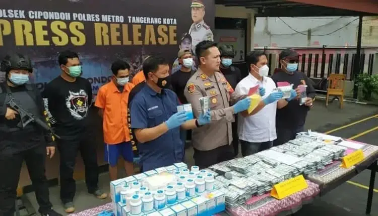Ribuan Obat Keras Disita, Akan Diedarkan untuk Perayaan Tahun Baru