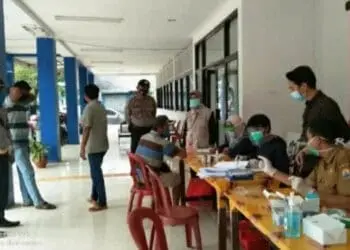 Puluhan Sopir Bus AKAP di Mandala Dites Kesehatan