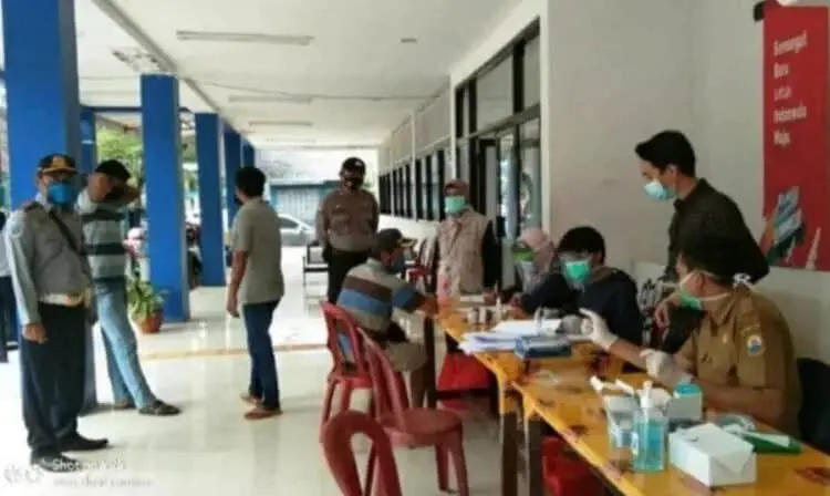 Puluhan Sopir Bus AKAP di Mandala Dites Kesehatan