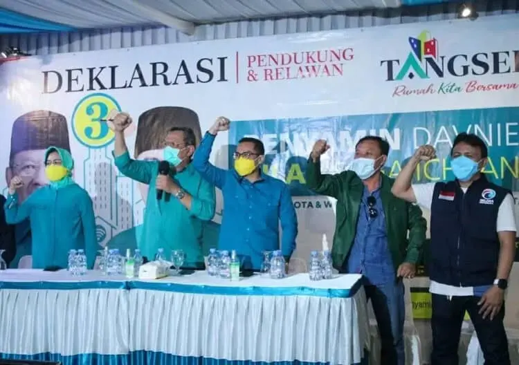 Ben-Pilar Deklarasikan Kemenangan Unggul Versi Tiga Lembaga Survei