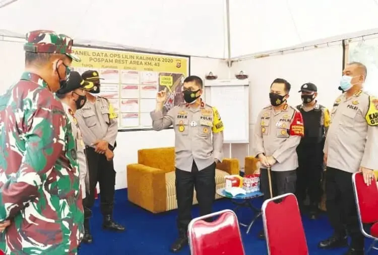 Wakapolda Banten Cek Pos Pengamanan Operasi Lilin Kalimaya