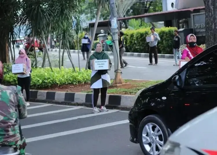 Warga Benda Terdampak JORR Dua, Membuat Posko Saat Aksi Unjuk Rasa.